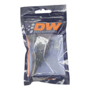 DeatschWerks 8AN Male Flare to Straight 3/8 inch Single Hose Barb - Anodized Matte Black