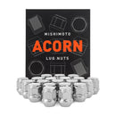 Mishimoto Steel Acorn Lug Nuts M12x1.50 - 20pc Set - Chrome - MMLG-AC1215-20CH