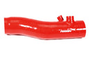 Perrin Red 3in Turbo Inlet Hose w/ Nozzle - 2022+ Subaru WRX - PSP-INT-425RD