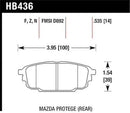 Hawk HPS Rear Pads - Mazda - HB436F.535-XXX **CLEARANCE**
