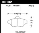 Hawk Ceramic Street Front Brake Pads - HB182Z.660