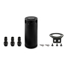 Mishimoto Universal Compact Baffled Oil Catch Can - 3-Port - MMBCC-CBTHR-XLBK