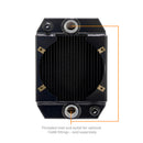 Mishimoto Universal Drag Race Performance Aluminum Radiator - Black - MMRAD-UNI-DRGBK