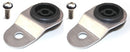 Torque Solution Radiator Mount Combo with Inserts (Silver) : Mitsubishi Evolution 7/8/9 - TS-EV-010ic