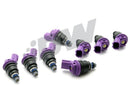 DeatschWerks 01J-00-0370-8 High-Flow 370cc Side Feed Fuel Injectors for Nissan Q45 (1991-1995)