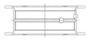 ACL Nissan RB25/RB30 Standard Size High Performance Main Bearing Set Part