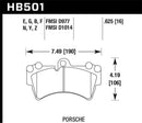 Hawk HP+ Sport Front Brake Pads - 07-15 Audi Q7 Base / Premium - HB501N.625