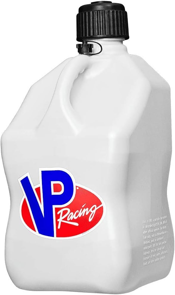 VP Racing 5.5 Gallon Motorsport Container Utility Square Fuel Jug - White - 3522