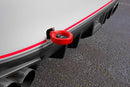 Perrin Tow Hook Kit (Rear) - Red - 15-21 Subaru WRX/STI - PSP-BDY-252RD