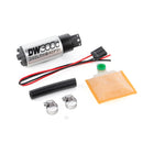 DeatschWerks 340lph DW300C Compact Fuel Pump with Universal Install Kit - High-Performance In-Tank Fuel Solution
