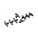 DeatschWerks 16S-06-2200-8 High-Flow Fuel Injectors for BMW M3 E90/E92/E93, M5 E39, and Nissan Titan 5.6L - Set of 8