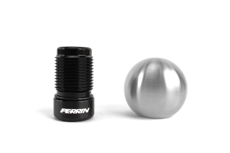 Perrin 2.0in. SS Ball Shift Knob (w/Rattle Fix) - Brushed - 15-24 Subaru WRX - PSP-INR-132-3