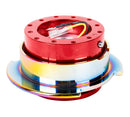 NRG Quick Release 2.5 - Red Body/Neo Chrome Ring - SRK-250RD/MC