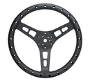 NRG Reinforced Steering Wheel - 350mm Sport Full Aluminum Light Weight Welded Steering Wheel - RST-025MB-1