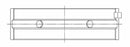 ACL Toyota 2AZFE 2.4L High Performance Main Bearing Set (Part Number 5M8412H-STD)