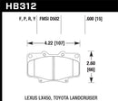 Hawk LTS Street Brake Pads - HB312Y.591