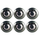 Blox Racing New Fender Washers Kit M6 12pt - 6pc Large Diameter Gun Metal - BXAC-00311-GM
