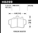 Hawk HPS Street Front Brake Pads - Porsche - HB289F.610