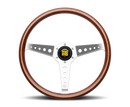 MOMO California Wood Steering Wheel 360 mm - Mahogany with Polished Spokes