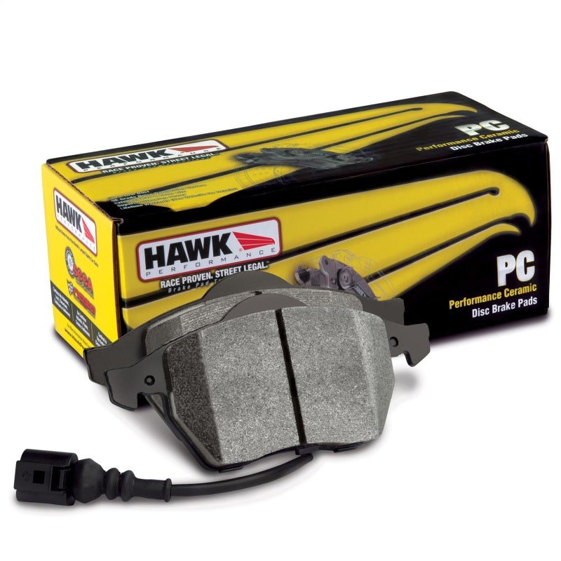 Hawk Ceramic Street Rear Brake Pads - 15-17 Volkswagen Golf / 15-16 Volkswagen Golf GTI - HB836Z.651