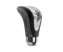 MOMO Combat Evo Shift Knob with Black Leather and Chrome Insert