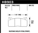 Hawk HP+ Sport Front Brake Pads - 15-017 Ford Mustang Shelby GT350/GT350R - HB903N.604