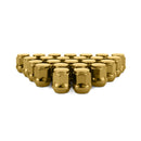 Mishimoto Steel Acorn Lug Nuts M12x1.50 - 24pc Set - Gold - MMLG-AC1215-24GD