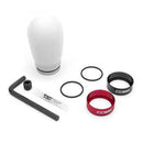 Cobb Tall Weighted COBB Knob - White - 12-16 FR-S / 2012+ BRZ / 2017+ GR86 / Focus ST+RS / Fiesta ST - 291370-W