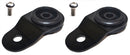 Torque Solution Radiator Mount Combo with Inserts for Mitsubishi Evolution 7/8/9 - Black