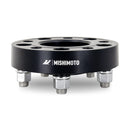 Mishimoto Wheel Spacers - 5x120 - 67.1 Bore - 25mm - M14x1.50 - Black - MMWS-010-250BK