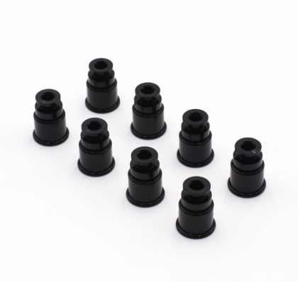 Blox Racing 14mm Adapter Top (1/2in) w/Viton O-Ring & Retaining Clip (Set of 8) - BXEF-AT-14S-8