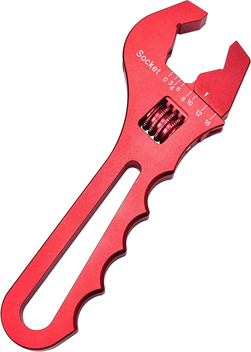 Adjustable Wrench -03 to -16 AN - Red - 5316-3