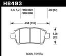 Hawk Blue 9012 Race Front Brake Pads - 04-07 xA/xB D990 - HB493E.650