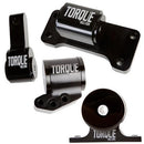 Torque Solution Billet Aluminum 4 Piece Engine Mount Kit for Mitsubishi Evolution 2001-2006 (5-Speed Only)