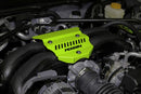Perrin Engine Cover - Neon Yellow Wrinkle - 2022+ Subaru BRZ / Toyota GR86 - PSP-ENG-162NY