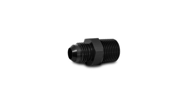Vibrant AN Flare to Male NPT Straight Adapter Fitting; Size: -6AN x 1/8" NPT - 10217