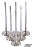 GSC Power Division Toyota G16E-GTS 32mm Chrome Polished Exhaust Valve Set of 6
