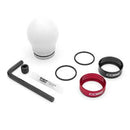 Cobb Short Weighted COBB Knob - White - 12-16 FR-S / 2012+ BRZ / 2017+ GR86 / Focus ST+RS / Fiesta ST - 291360-W