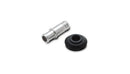 Vibrant 10mm (2/5in) O.D. Aluminum Vacuum Hose Fitting (includes Rubber Grommet)