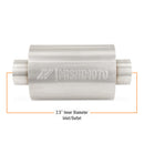Mishimoto Universal Resonator with 2.5in Inlet/Outlet - Brushed - MMEXH-RES-25BR