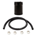 Mishimoto Universal Compact Baffled Oil Catch Can - 3-Port - MMBCC-CBTHR-BK