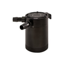 Mishimoto Universal Compact Baffled Oil Catch Can - 2-Port - MMBCC-CBTWO-BK