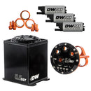 DeatschWerks 5.5L Modular Surge Tank with Three DW200 Fuel Pumps