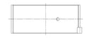 ACL High Performance Rod Bearing Set for Nissan L20/L24/L28 Engines - 0.25 Oversized, Part