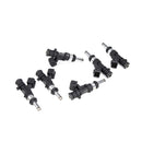 DeatschWerks 17MX-00-1100-6 Fuel Injectors for BMW E46 M52 and 2007-13 BMW E90/E93 N52, 2005-09 Porsche 911 997.1 3.6L Turbo â€“ Set of 6