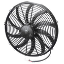 SPAL 16.00" Inch Electric Fan Pusher Style High Performance 1959 CFM 10 Curved Style Blades - 30102048