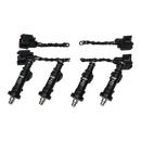 DeatschWerks 18U-04-0450-4 Set of 4 450cc Fuel Injectors for Honda/Acura B/D/F/H Series