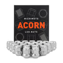 Mishimoto Steel Acorn Lug Nuts M12x1.50 - 24pc Set - Chrome - MMLG-AC1215-24CH