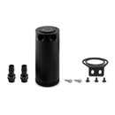 Mishimoto Universal 2-Port Universal XL Baffled Catch Can - Black - MMBCC-CBTWO-XLBK
