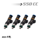 Blox Racing Eco-Fi Street Injectors 550cc/min Honda K Series, 06-09 S2000 (Set of 4) - BXEF-06514-550-4